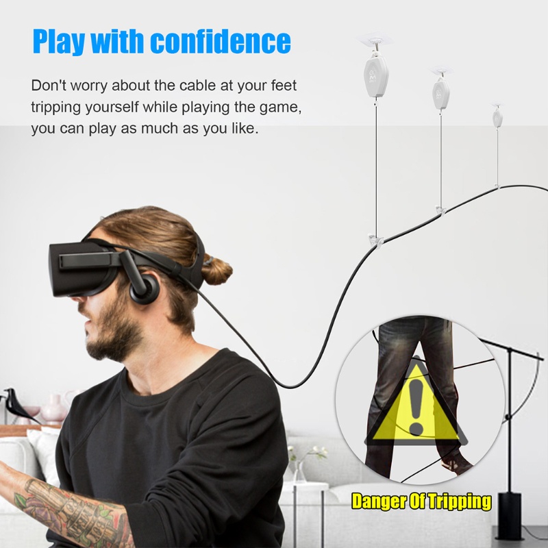 Hệ thống ròng rọc có thể thu vào IWON VR cho Oculus Quest/Quest 2 | BigBuy360 - bigbuy360.vn