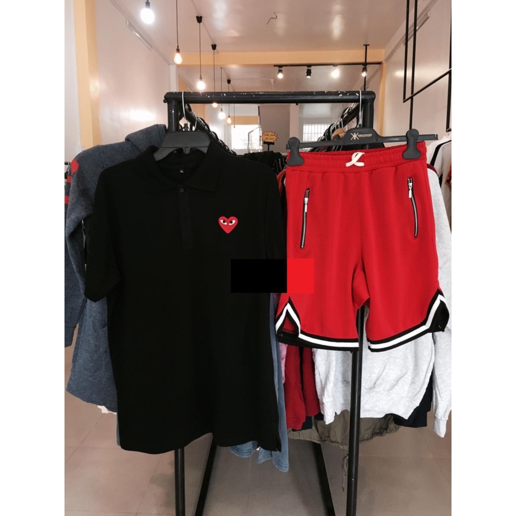 Áo Polo CDG - Polo trái tim - Polo My Heart 5theway