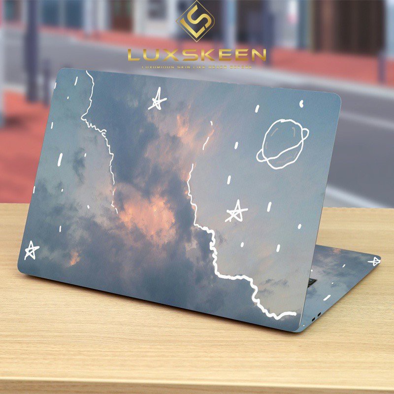 Miếng Dán Laptop Mẫu Vũ Trụ Ngàn Sao Cá Tính Decal Skin công nghệ Mỹ Trang Trí Làm Đẹp Laptop Siêu Chất - LUXSKEEN