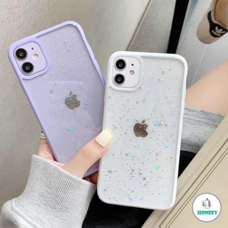 Ins Simple Starlight Matter Bling Glitter Case Glitter TPU Case for Phone 11 Pro Max X Xs Max XR Phone 8 7 Plus SE 2020 | BigBuy360 - bigbuy360.vn