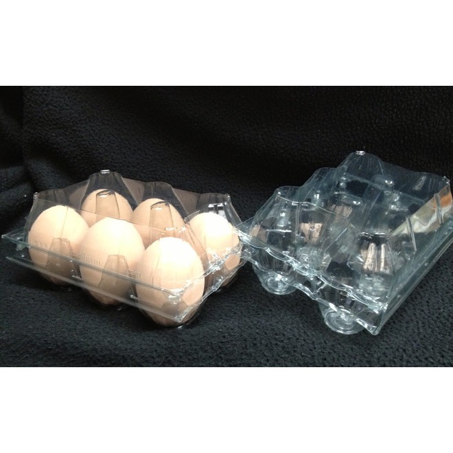 50 Hộp nhựa đựng 6 trứng dùng 1 lần