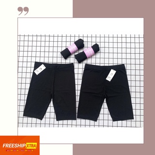 Quần short biker thun gân thể thao năng động Quần legging Thái.