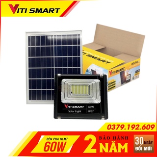 Đèn pha năng lượng mặt trời công suất 60W, Đèn trang trí sân vườn, Tiết Kiệm Điện tuổi thọ 10 năm
