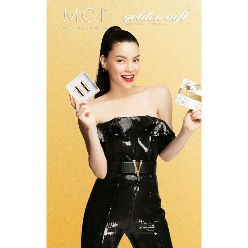 ❤Bộ 2 son thỏi MINI GOLDEN GIFT M.O.I HỒ NGỌC HÀ - ❤SET LOVE ❤ SET JOYFUL❤