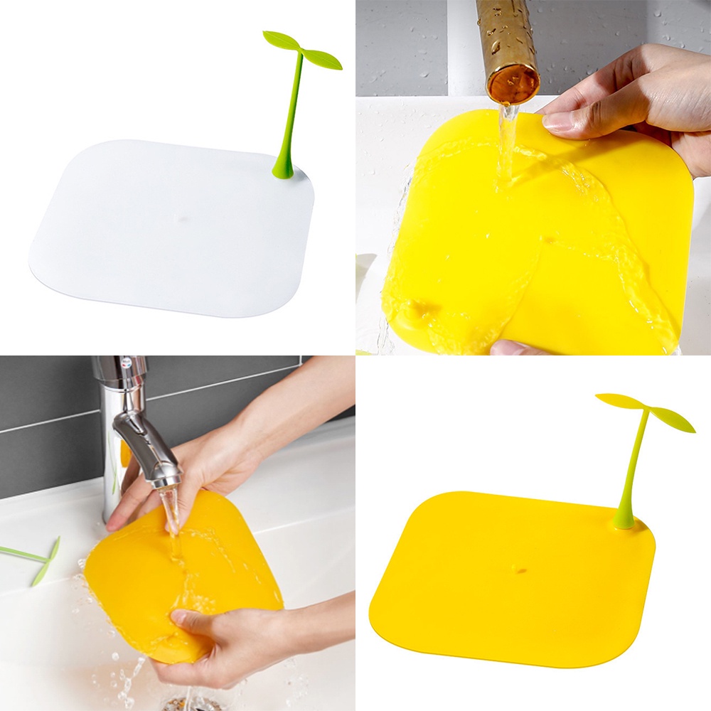 1 miếng silicone chặn lỗ thoát nước chống côn trùng