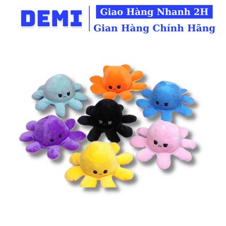 Gấu bạch tuộc cảm xúc 2 mặt size 25cm