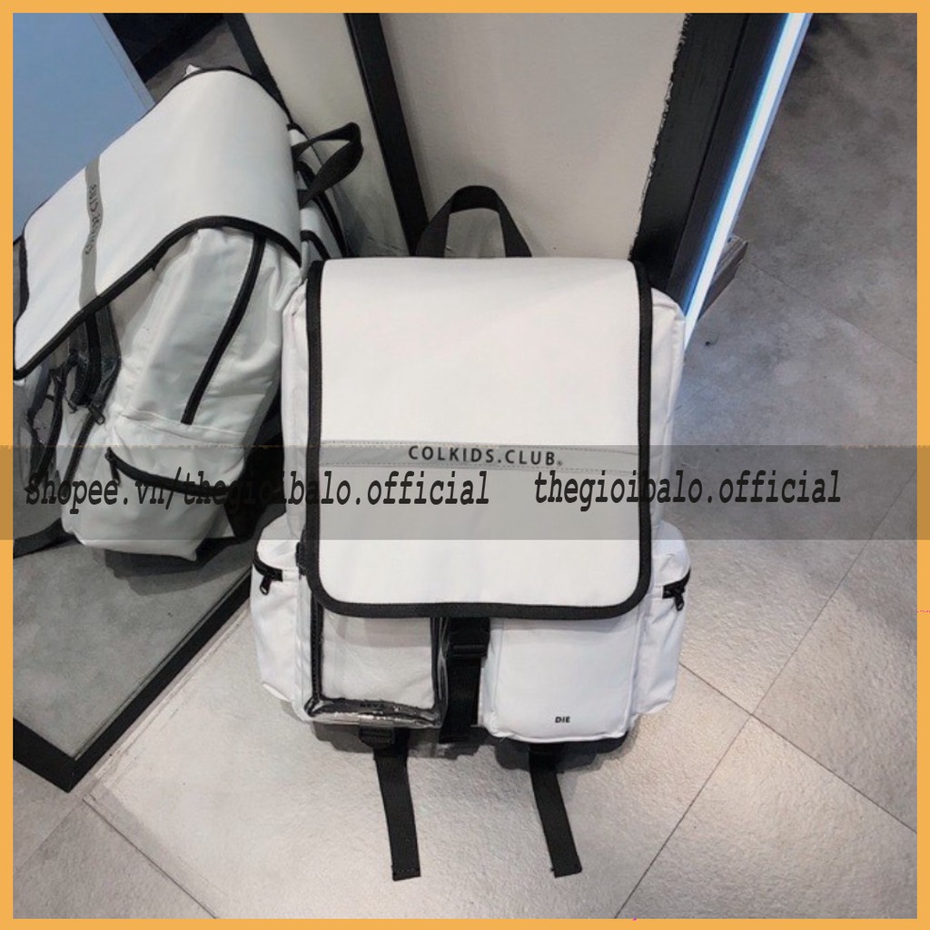 Balo cặp ulzzang basic nữ thời trang đi học đi chơi du lịch giá rẻ đựng vừa laptop canvas COLKIDS CLUB | thegioibalo