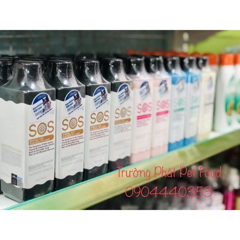 Sữa Tắm SOS Cho Chó Các Loại 530ML