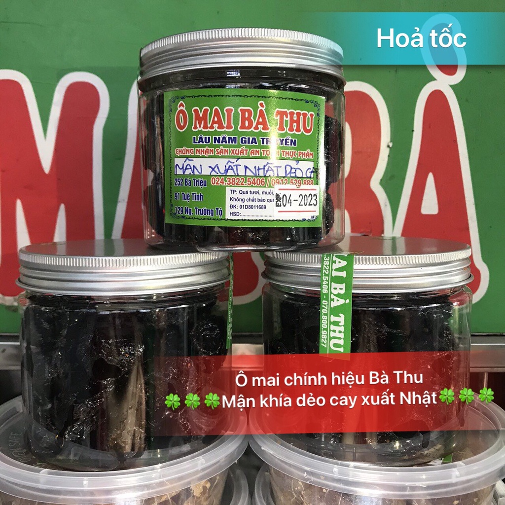 ÔMAI Mận khía dẻo cay xuất Nhật chính hiệu Bà Thu, đặc sản ngon số 1 Hà Nội, GIAO HÀNG HOẢ TỐC, MIỄN SHIP TOÀN QUỐC