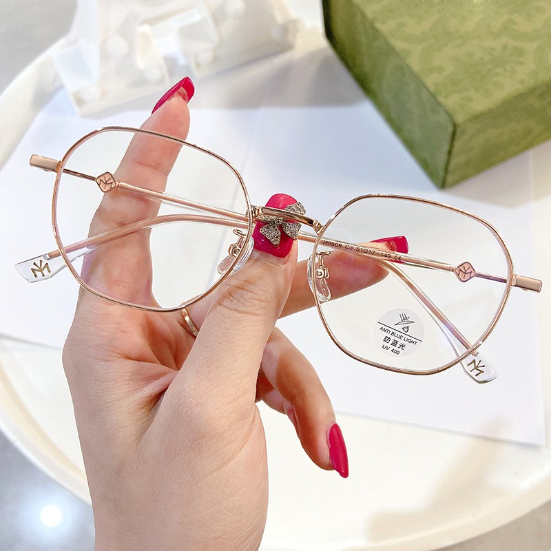 Mắt Kính Gọng Đa Giác Chống Ánh Sáng Xanh Thời Trang Cho Nam Nữjz5508 | BigBuy360 - bigbuy360.vn