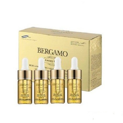 Serum Bergamo Luxury Gold mini set 4 lọ
