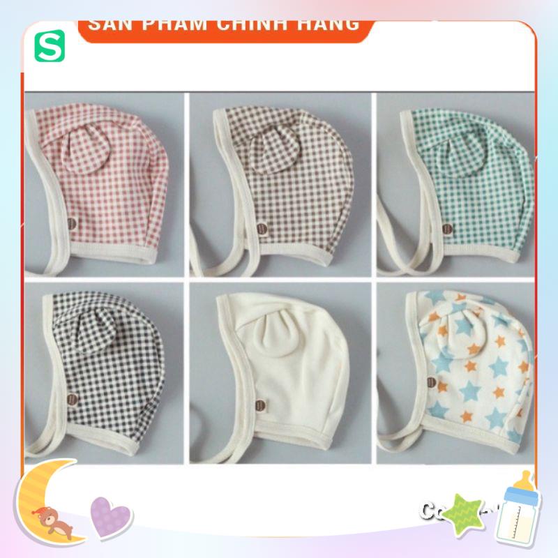Mũ tai gấu, tai thỏ cotton Vella Craft Hàn Quốc cho bé - Brand Bunnie Blossom