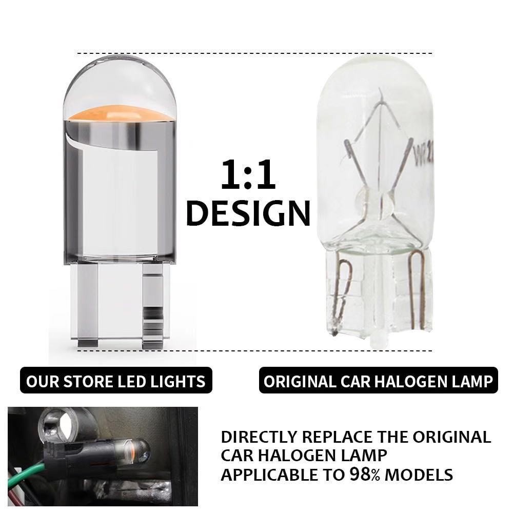 Bóng Led T10 Siêu Sáng, Đèn Led T10 Lắp Mặt Đồng Hồ, Demi, Xi Nhan Xe Máy, Ô Tô - Đủ 7 Màu