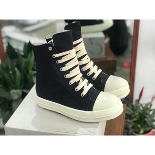 Giày Rick Owen _rep cao cổ đế thơm mùi vani