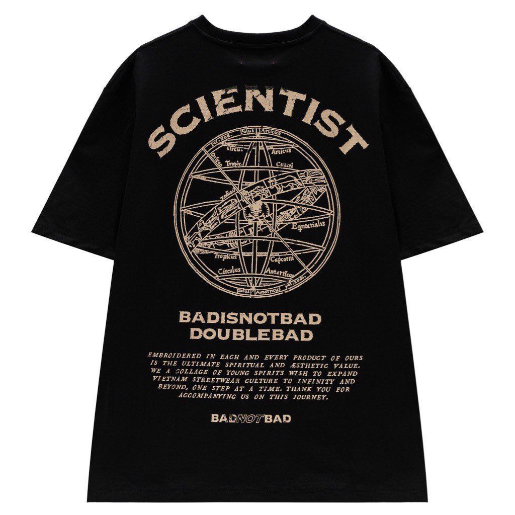 Áo Thun Unisex Bad Habits SCIENTIST 100% Cotton - Local Brand Chính Hãng | BigBuy360 - bigbuy360.vn