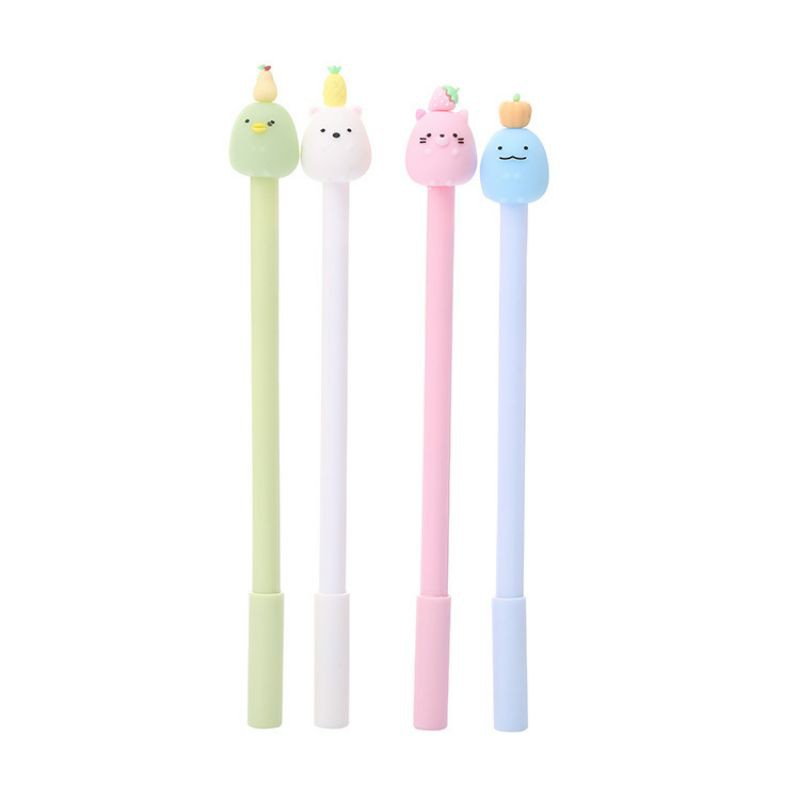 Bút viết nước sumikko gurashi cute mực xanh tím đỏ đen