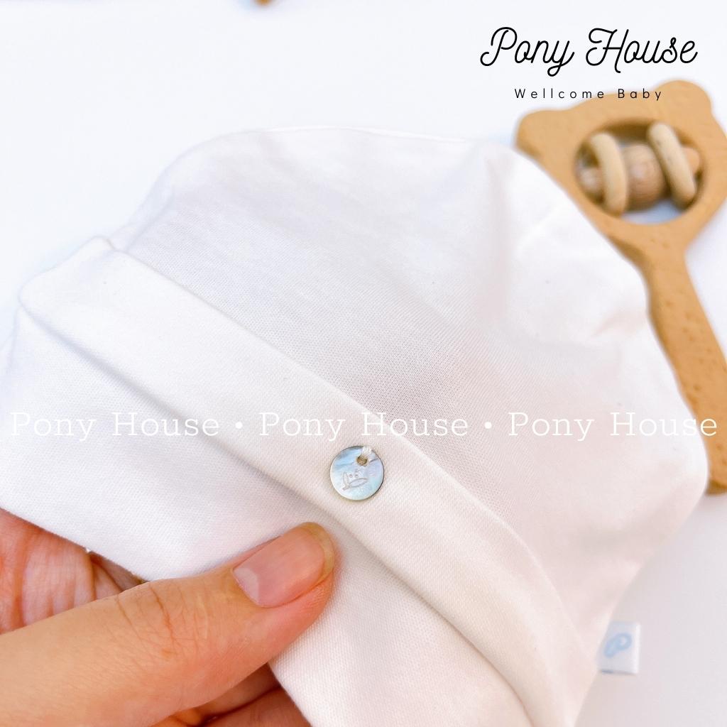 Set Mũ, Bao Tay, Bao Chân, Yếm Nous Premium Dòng Sản Phẩm Cao Cấp - Phụ Kiên Cho Bé Sơ Sinh/ Newborn/NB Thu Đông 2022