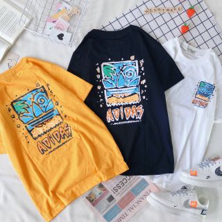 Áo phông in hình ulzzang - ảnh thật