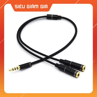 Jack chia tai nghe từ 1 cổng 3.5 thành 2 cổng 3.5 loại xịn