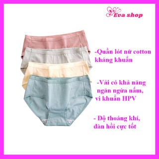 Quần lót nữ cotton, Quần lót nữ kháng khuẩn dập nổi chữ Miss hàng Quảng Châu