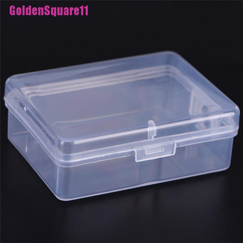 Set 2 Hộp Nhựa Trong Suốt Hình Vuông Đa Năng
