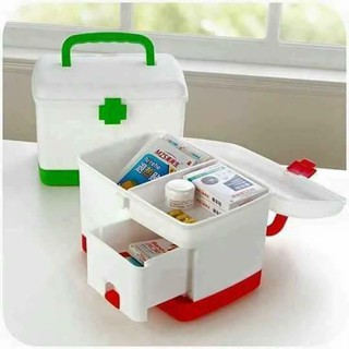 Hộp đựng thuốc y tế 3 tầng
