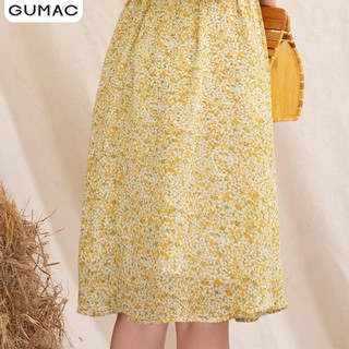 Đầm hoa eo nhún GUMAC DA1029
