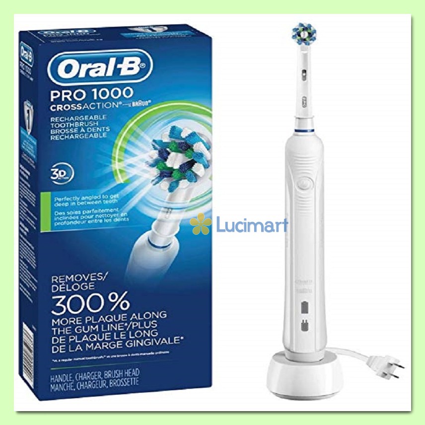 Bàn chải điện Oral B Pro 1000 Pro 3000 Pro 5000 Pro 6000 Genius [Hàng Đức]