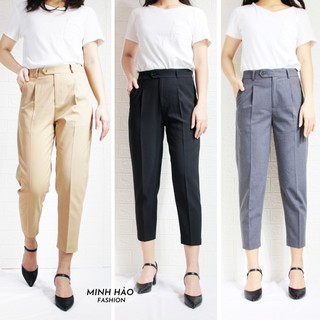 Quần Baggy nữ, Quần Tây Nữ Minh Hảo Fashion, Hàng Thiết Kế Chuẩn, Form Đẹp Tôn Dáng