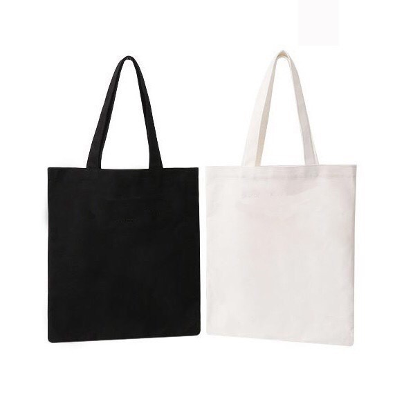 Túi tote vải canvas trắng, in túi tote quà tặng