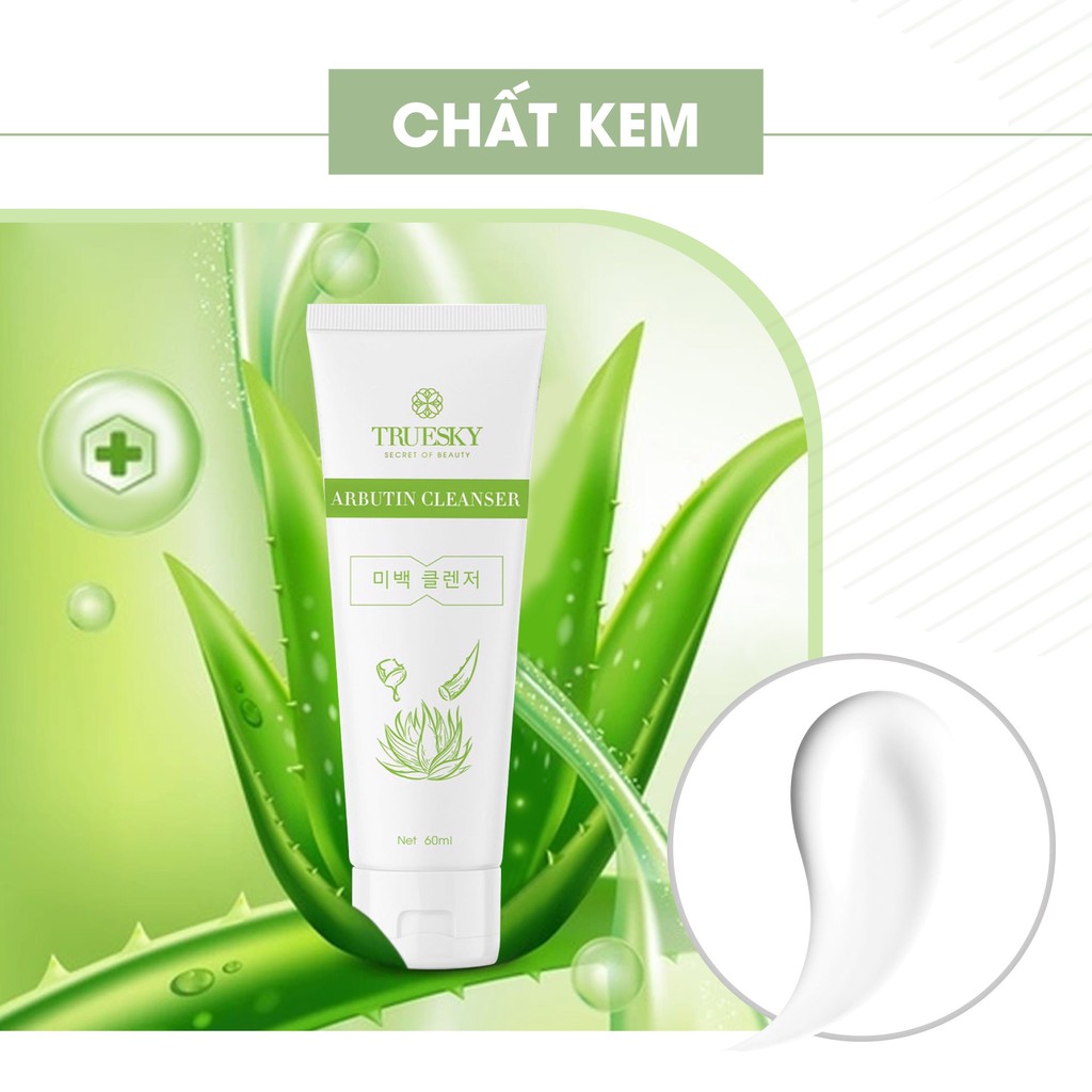 Bộ sản phẩm làm mờ nám da mặt Truesky V01 gồm 1 kem giảm nám da Melasma Cream 15g và một sữa rửa mặt nha đam 60ml | BigBuy360 - bigbuy360.vn