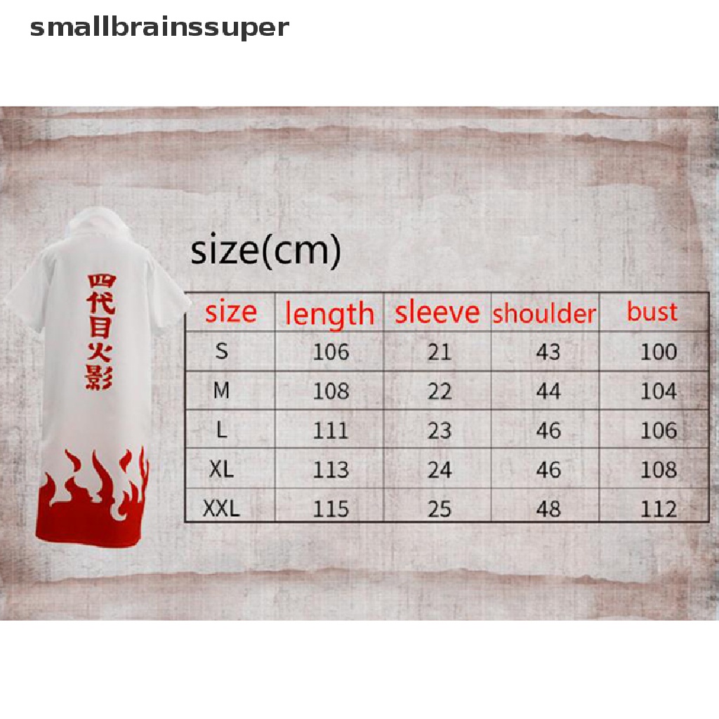 Smallbrainssuper Áo Choàng Hóa Trang Naruto Shippuden Thế Hệ 4 Và 6 Trang Phục Dự Tiệc Áo Choàng