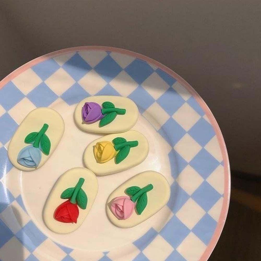 Kẹp Tóc Hình Hoa Tulip Ngọt Ngào Dễ Thương