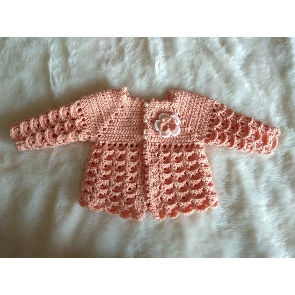 Áo khoác len handmade cho bé