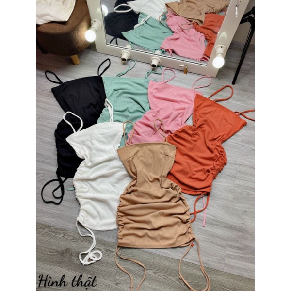 Đầm body rút dây 2 bên vải đẹp siêu Hot.