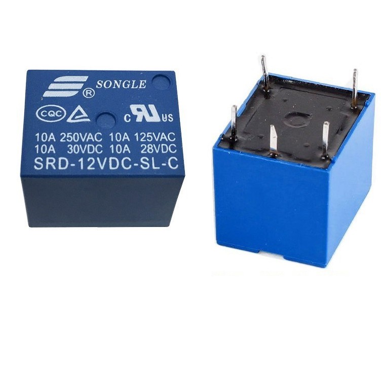 Relay Songle 10A 5 Chân SRD SPDT 3VDC 5VDC 9VDC 12VDC 24VDC