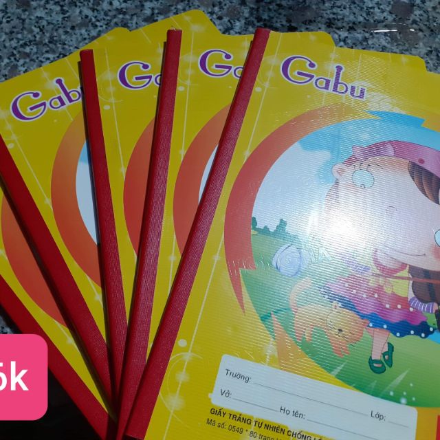 Com bo vở viết cho bé