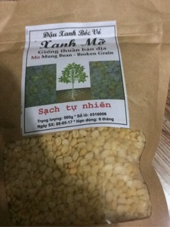 Đậu xanh mỡ bóc vỡ (500g)