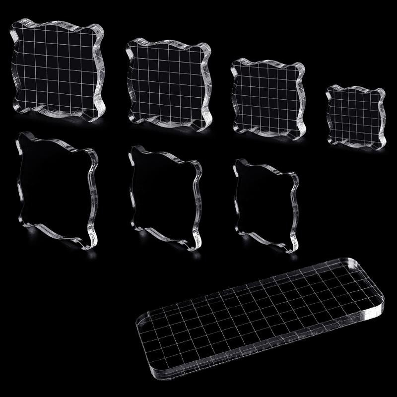 Khối Nhựa Acrylic Trong Suốt In Hình Trang Trí Sổ Tay Thủ Công