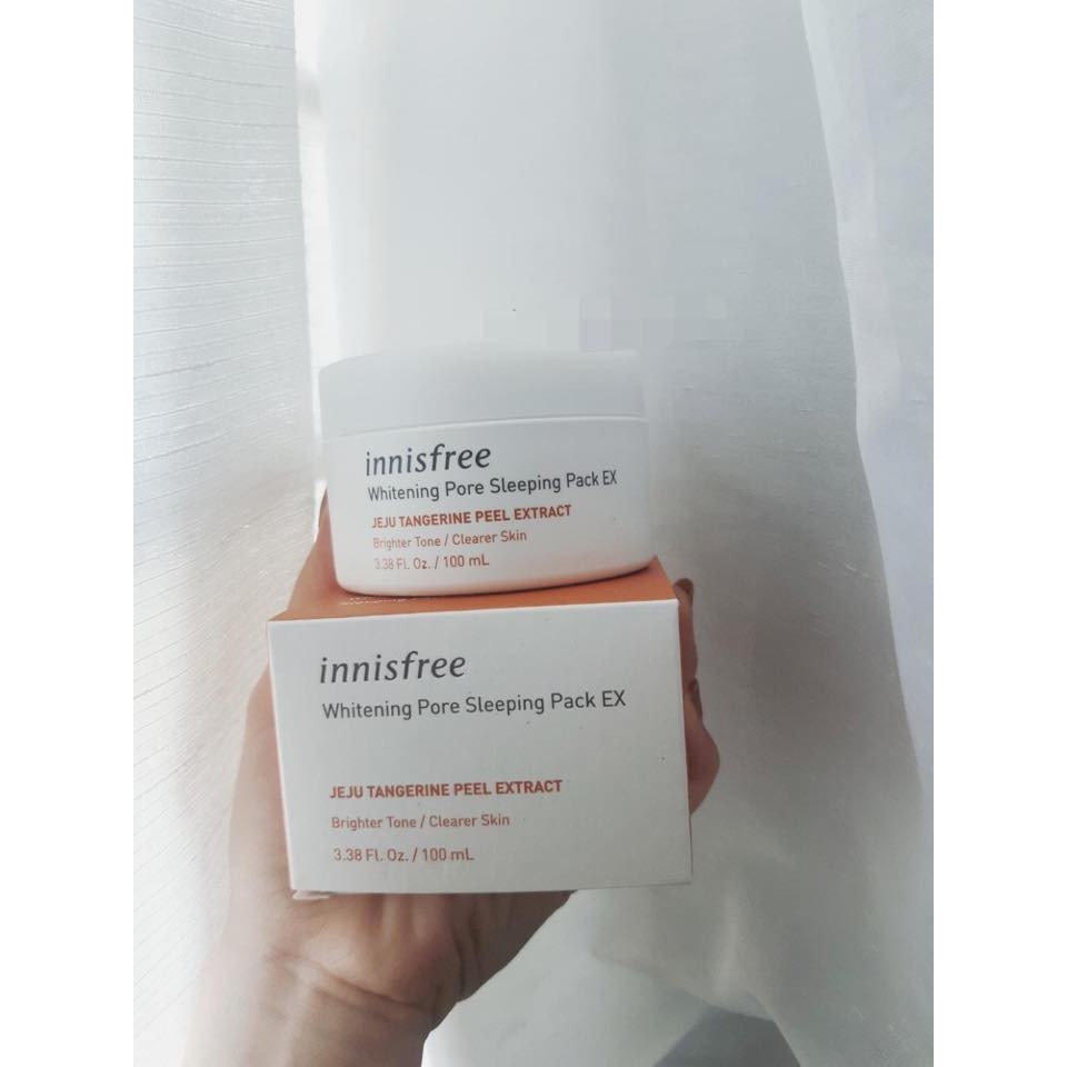 Mặt nạ ngủ Innisfree Whitening Pore Sleeping Pack EX (Hộp)