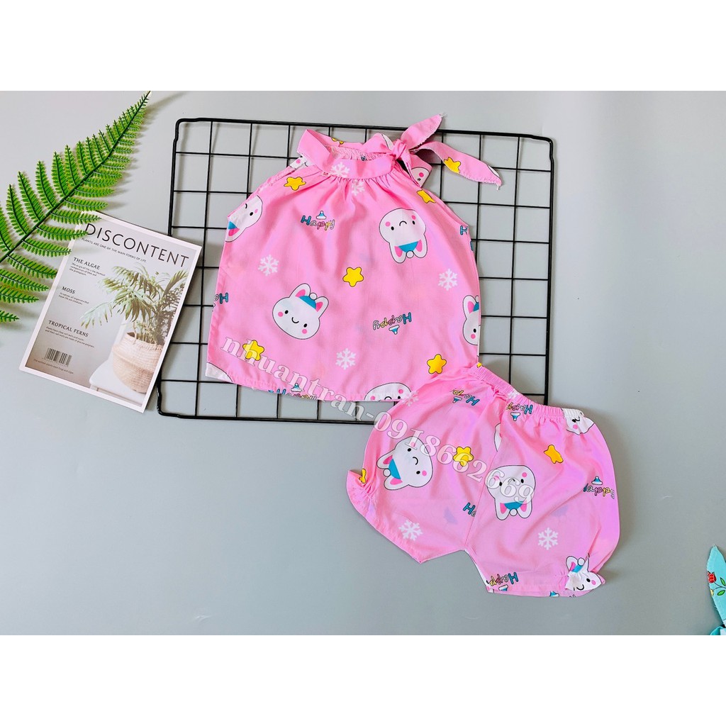 Bộ lanh lụa (tole ) bé gái size 13-17kg hàng loại 1