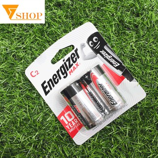 Combo 5 Vỉ Pin Trung C LR14 Energizer Alkaline ( 1 vỉ 2 viên )