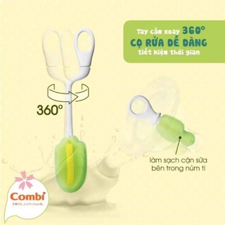 Cọ bình ComBi hàng Nhật Bản