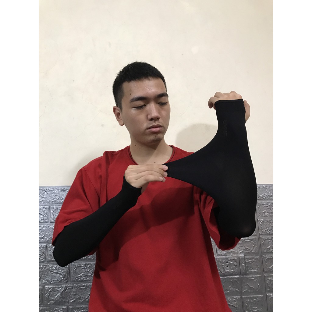 Bao tay chống nắng xỏ ngón, găng tay chống nắng Swat dạng ống cao cấp