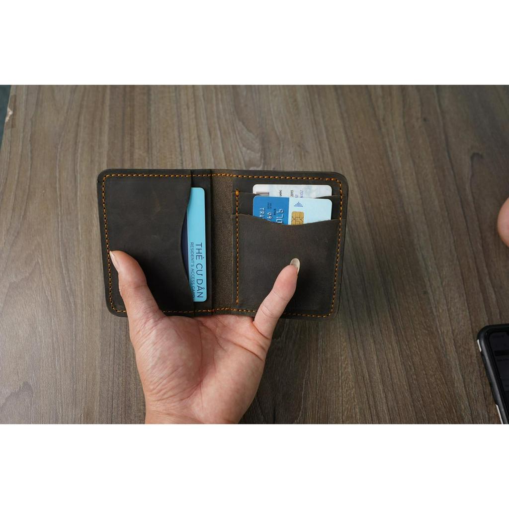 Ví Thẻ, Ví Card, Ví tiền mini , Da Bò Thật 100%. Bảo Hành 24 Tháng