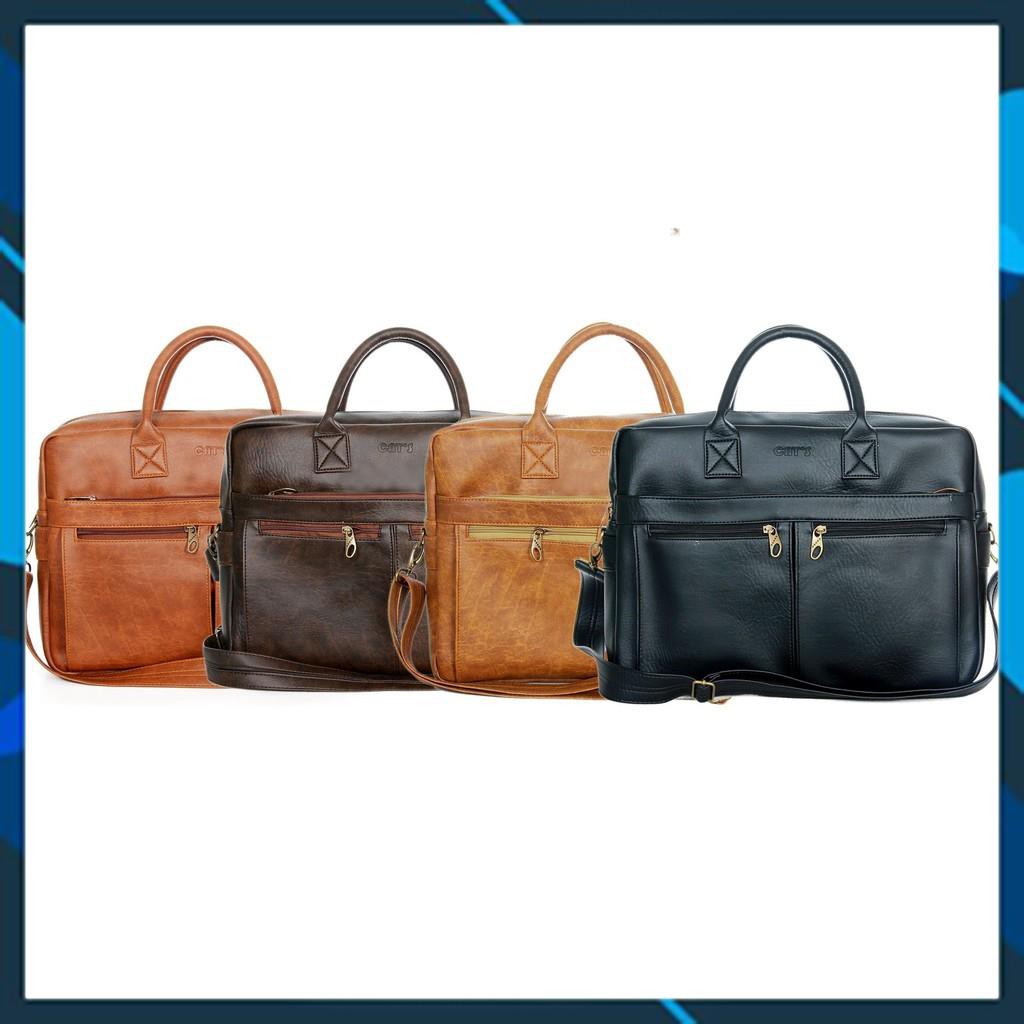 Cặp xách da  công sở cao cấp đựng được laptop HQ07 nhiều màu !!!