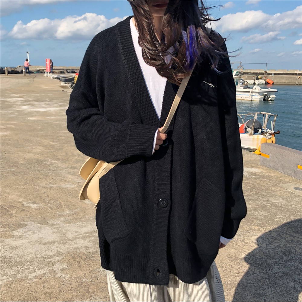 Áo cardigan len dáng rộng nữ - AD416 (có ảnh thật) DÀY 500g | BigBuy360 - bigbuy360.vn