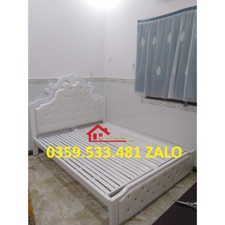 Giường sắt hoàng gia tân cổ điển 1m-1m8x2m - mới 100% cao cấp giá xưởng