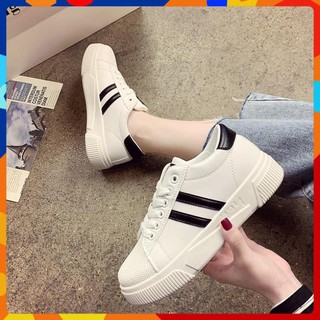 [HÀNG CAO CẤP] Giầy thể thao nữ Sneakers，Giày Shell Toe trắng (A001)