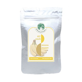 Bột chuối Ấn Độ / Việt Nam nguyên chất (túi 100g, 250g)